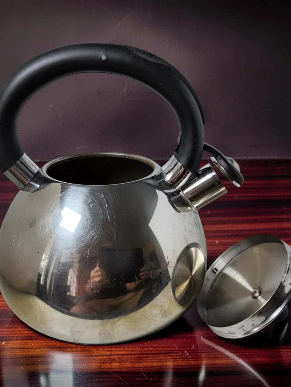 Vintage 18/10 Stainless High Quality Hamilton Beach Tea Pot